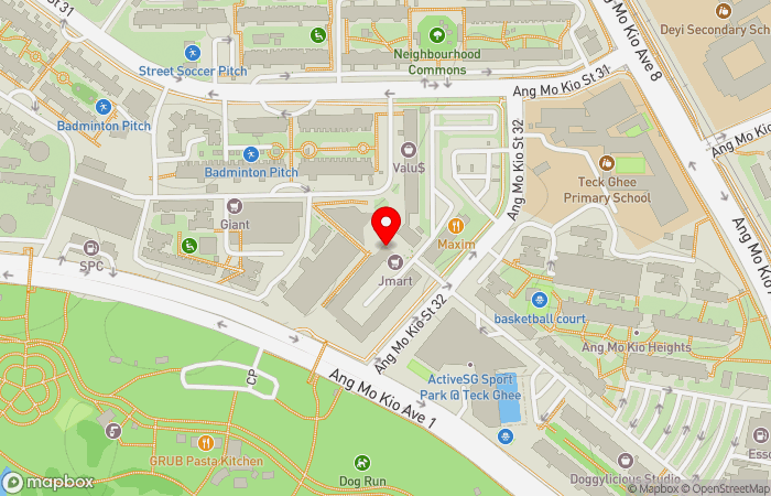Map location of 338 Family Clinic