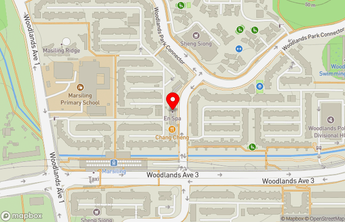 Map location of 57 Medical Clinic (Woodlands)