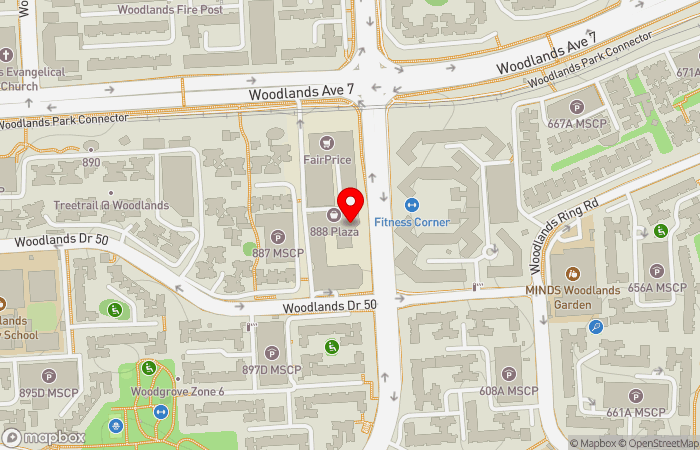 Map location of 888 Plaza Family Clinic