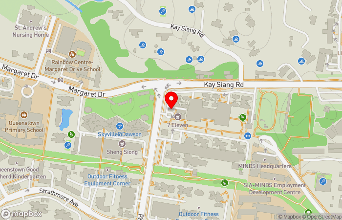 Map location of 94 Dawson Family Clinic