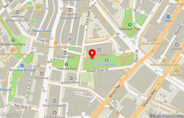 Map location of AcuMed Medical (Guoco Tower)