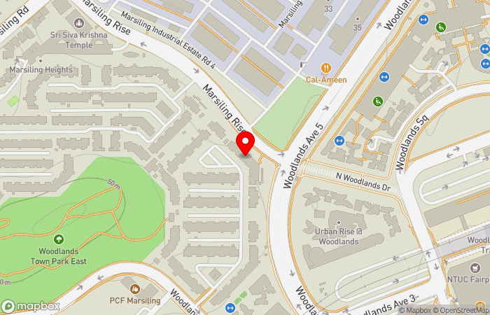 Map location of AcuMed Medical (Woodlands)