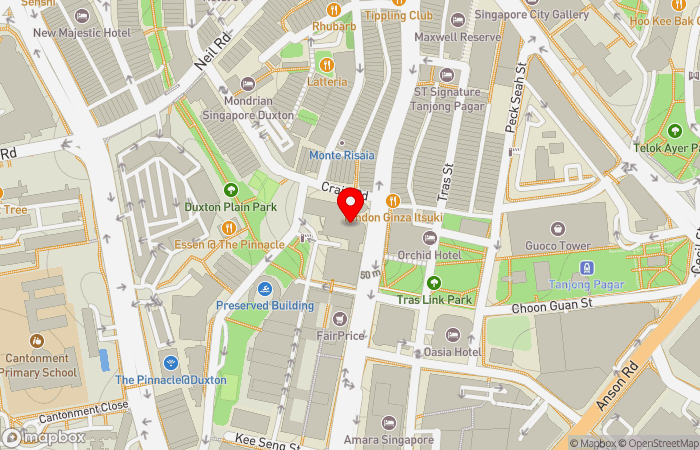 Map location of Apexmed Imaging (Beacon Medical Clinic Tanjong Pagar)