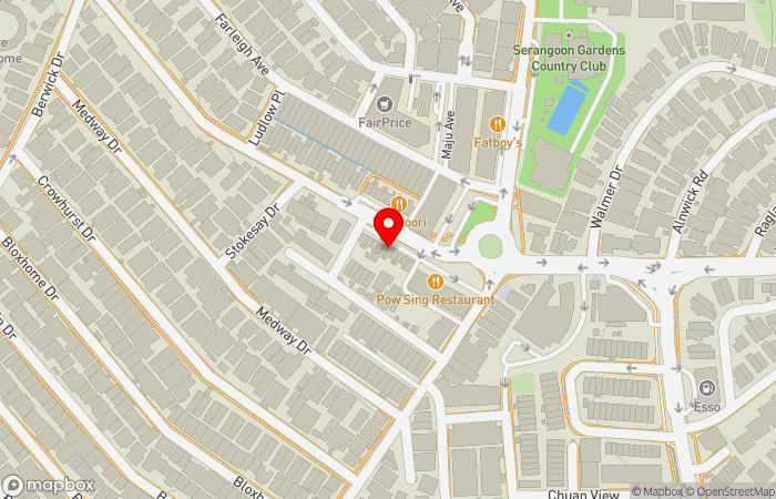 Map location of Ashford Medical Centre