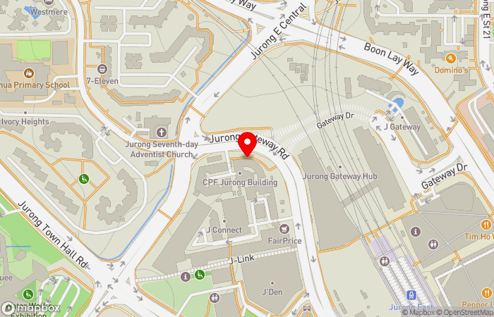 Map location of ATA Medical Clinic (Jurong East) - Health Screening & Travel Clinic in Singapore