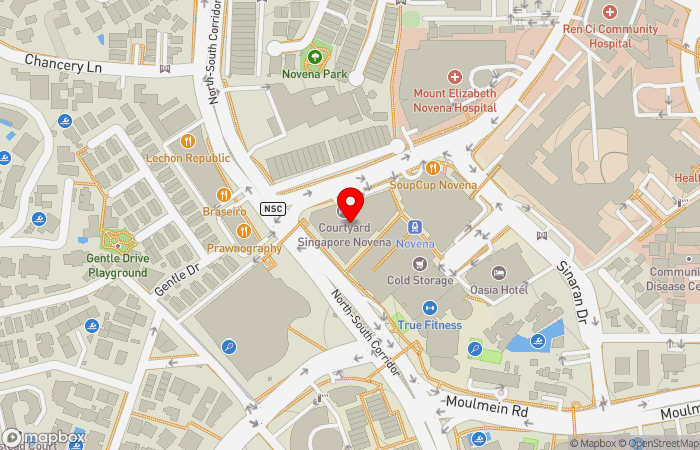 Map location of ATA Medical Clinic (Novena) - Travel Clinic & Health Screening