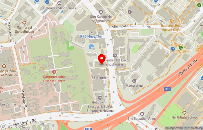 Map location of Balestier Medical Clinic
