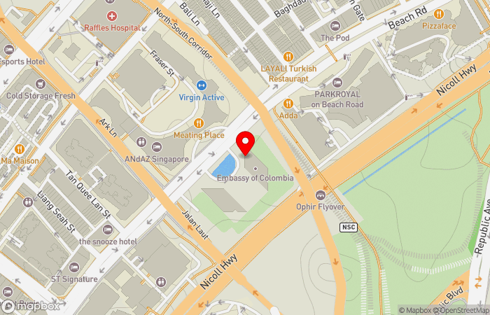 Map location of Bethesda Medical @ Beach Road