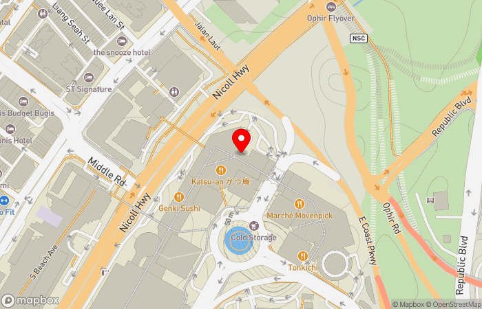 Map location of Bethesda Medical @ Suntec