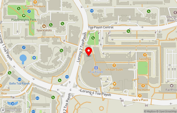 Map location of Bethesda Medical