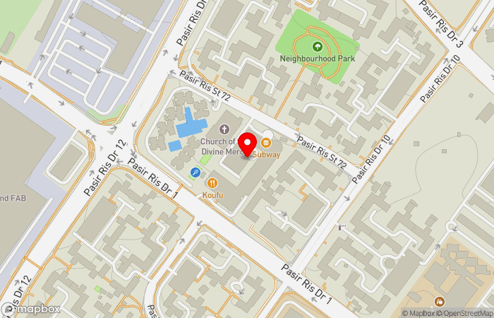 Map location of Caring Medical Clinic (Pasir Ris West Plaza)