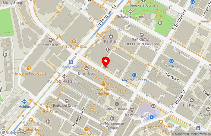 Map location of Chinatown Wellness Clinic