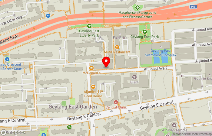 Map location of Chuah Clinic & Surgery Pte Ltd