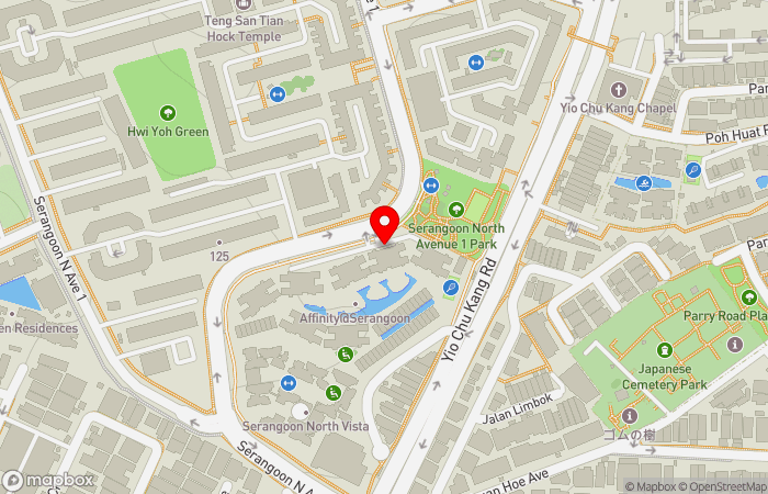 Map location of Claremont Medical Clinic @ Serangoon