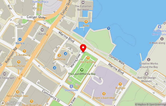 Map location of Clinic @ The Sail