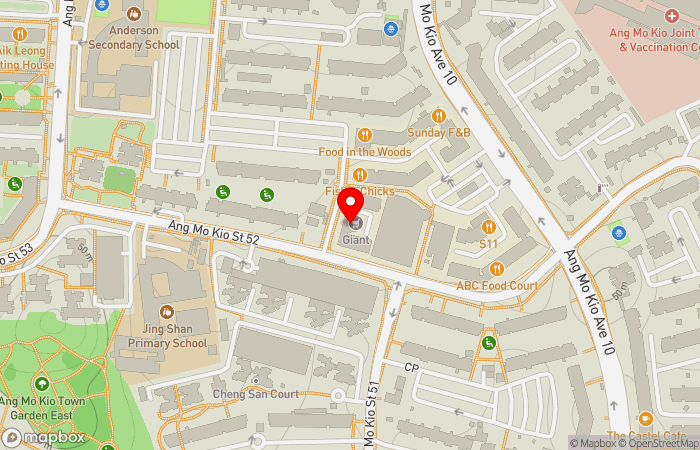 Map location of DA Clinic @ Ang Mo Kio