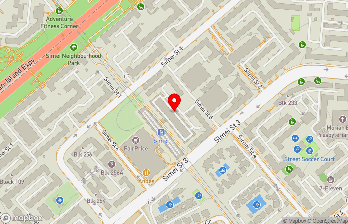 Map location of DA Clinic @ Simei