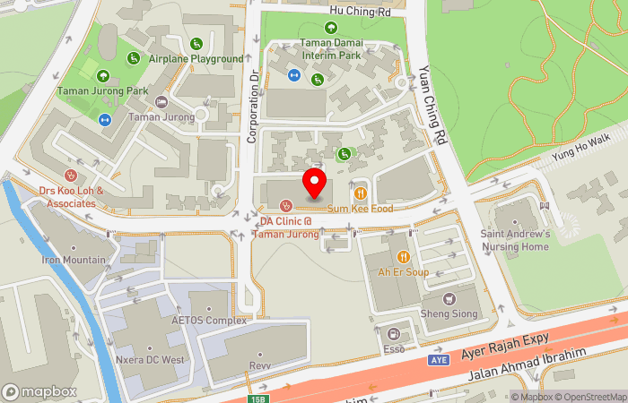 Map location of DA Clinic @ Taman Jurong