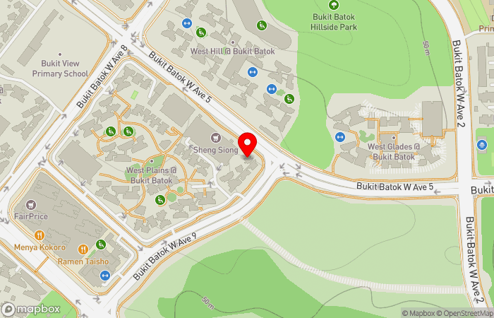 Map location of Distinct Clinic Bukit Batok (GP & Aesthetic Clinic)