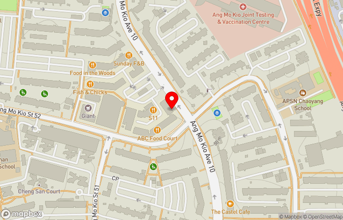 Map location of DR+ Medical & Paincare Ang Mo Kio