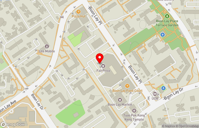 Map location of DR+ Medical & Paincare Boon Lay (Formerly Boon Lay Clinic and Surgery)