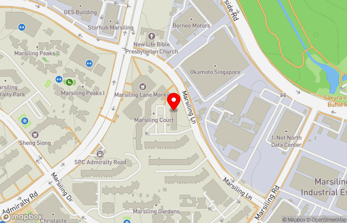 Map location of DR+ Medical & Paincare Marsiling