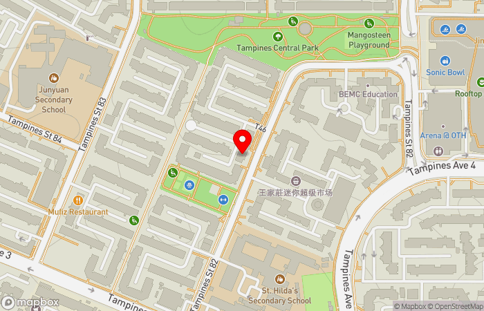 Map location of DR+ Medical & Paincare Tampines
