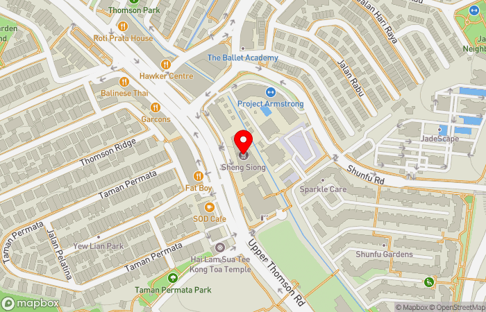 Map location of DR+ Medical & Paincare (Upper Thomson)