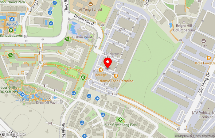 Map location of Dr Panda Medical Centre @ Sin Ming