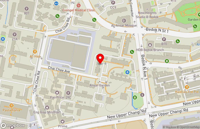 Map location of Dr Panda Medical Clinic (Chai Chee)