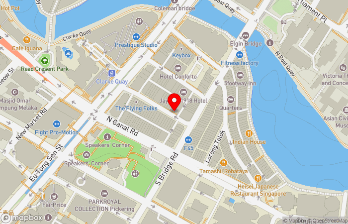 Map location of DTAP Clinic @ Clarke Quay