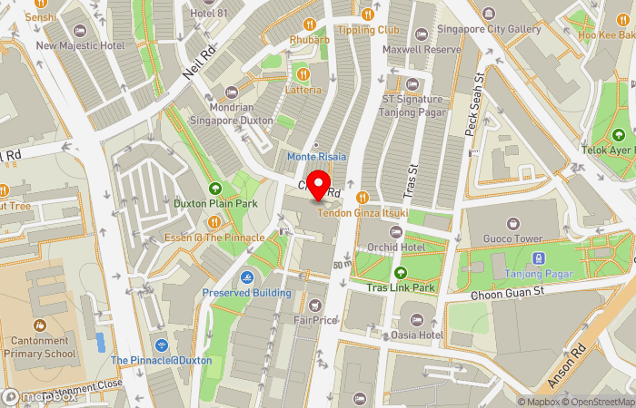 Map location of Duxton Medical Clinic