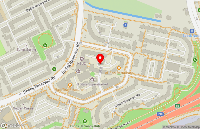Map location of Eastern Medical Centre