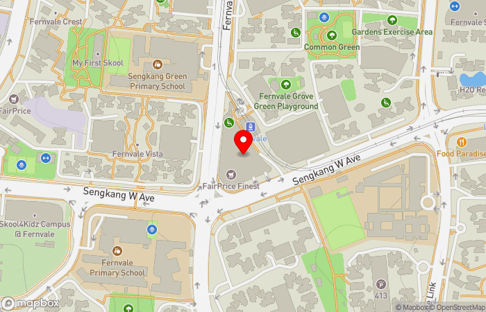 Map location of Etern Medical Clinic (Sengkang)