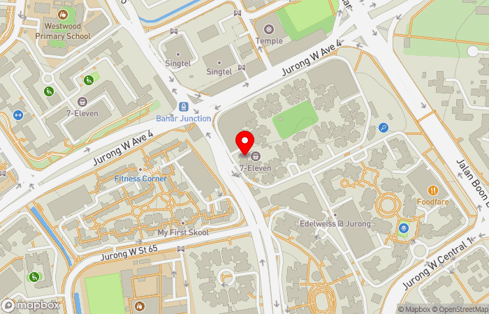 Map location of Frontier Medical Associates (Jurong West)