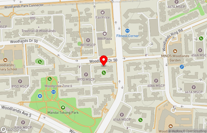 Map location of Frontier Medical Associates (Woodlands)