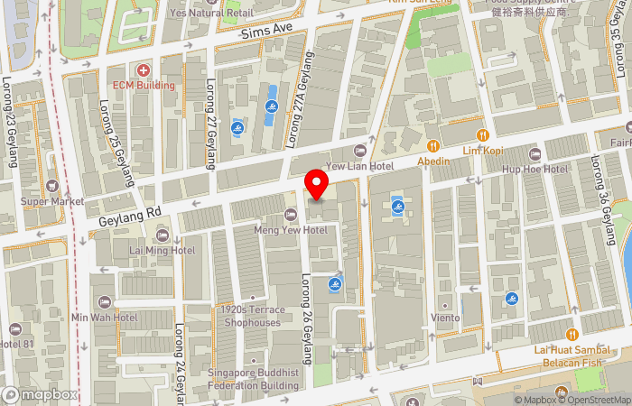 Map location of Frontier Medical (Geylang)