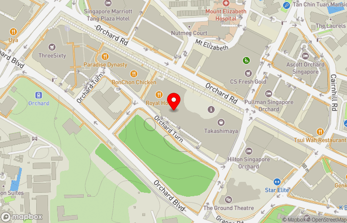 Map location of Fullerton Health Screening Centre (NAC26) @ Ngee Ann City