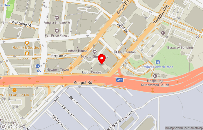 Map location of Fullerton Healthcare Clinic @ Shenton Way