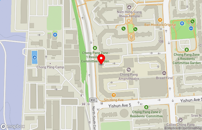 Map location of G & H Medical Clinic Pte Ltd