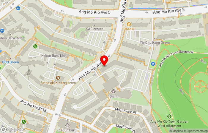 Map location of Healthcare AMK Medical Clinic 