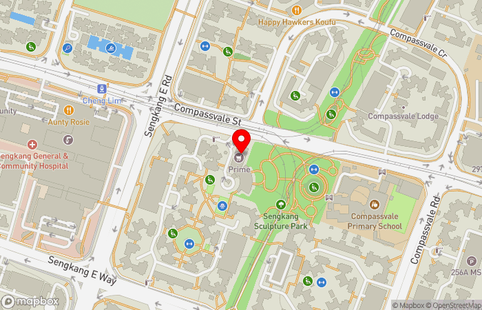 Map location of Healthmark Family Clinic (Compassvale)