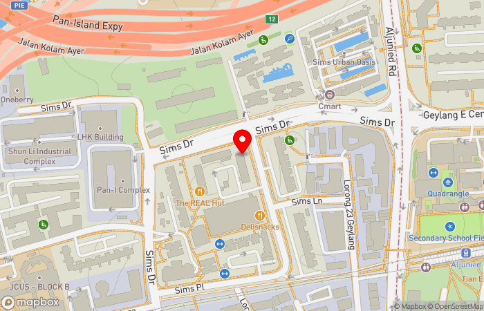 Map location of Healthmark Family Clinic (SIMS)