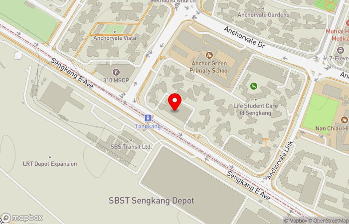 Map location of Healthway Medical (Anchorvale)