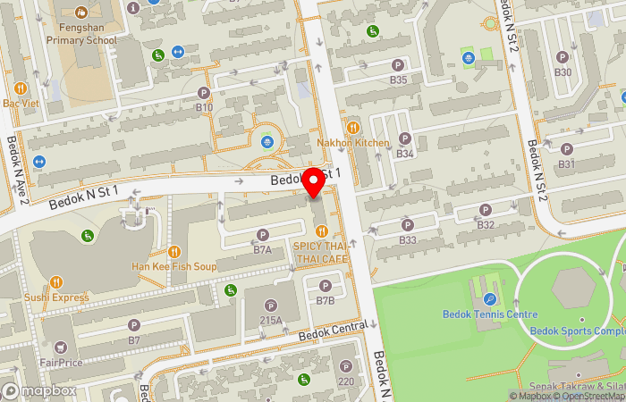 Map location of Healthway Medical (Bedok North)