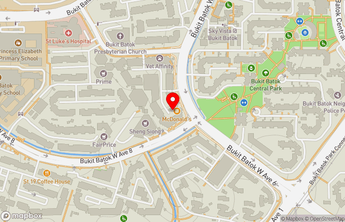 Map location of Healthway Medical (Bukit Batok)