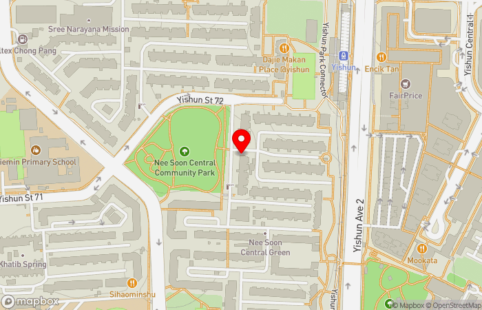 Map location of Healthway Medical Clinic (Yishun St 72)