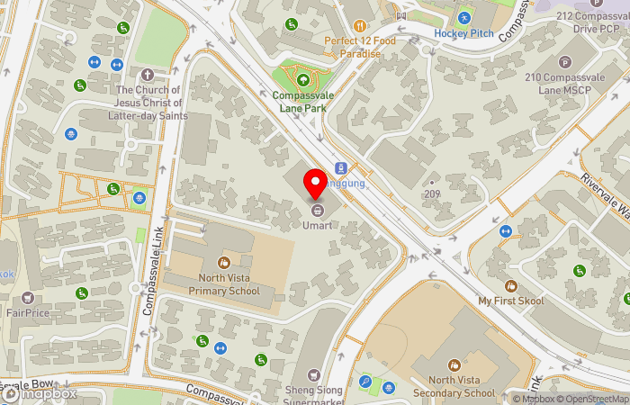 Map location of Healthway Medical (Compassvale)