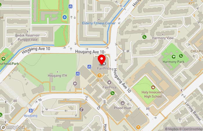 Map location of Healthway Medical (Hougang Central)