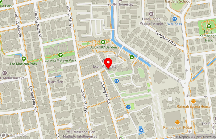 Map location of Healthway Medical (Lengkong Tiga)